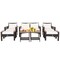 Costway 7PCS Patio Rattan Furniture Set Cushioned Loveseat Sofa Ottoman Table
